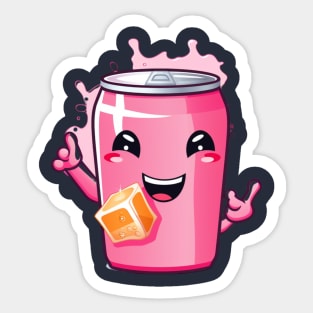 Soft drink cute T-Shirt cute giril Sticker